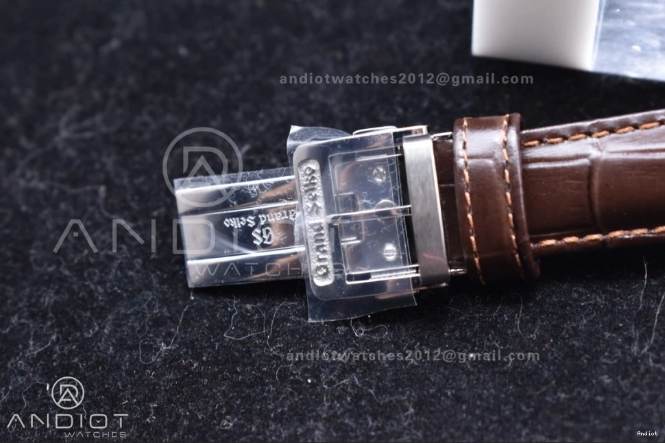 Leather GMT Elegance GSF Brown Best Edition Comfortable 886 Strap Dial Seiko SS on 1:1 Grand Cream NH 0812